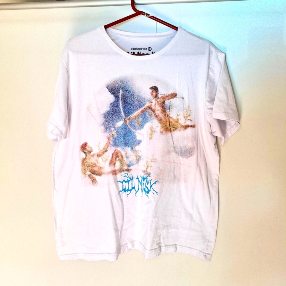 Lil Nas X T Shirt Adult Mens XXL Concert Music Take Pride Graphic Tee White